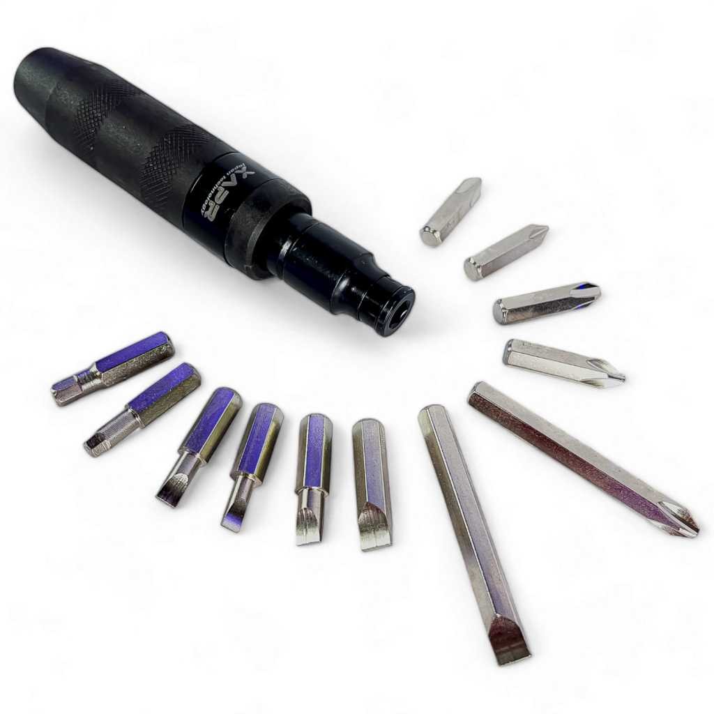 NEW APR JAPAN ORI AP128 SUPER BIG SALE Obeng Ketok Set 13 Pcs Obeng Getok Putar Set Box Besi Drill B