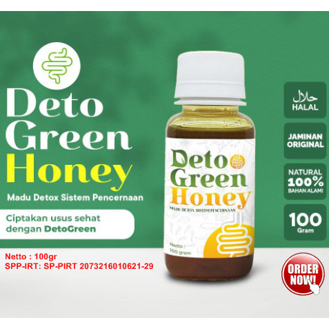 

DetoGreen Madu Detox Sistem Pencernaan Cuci Usus Kotor 100gr