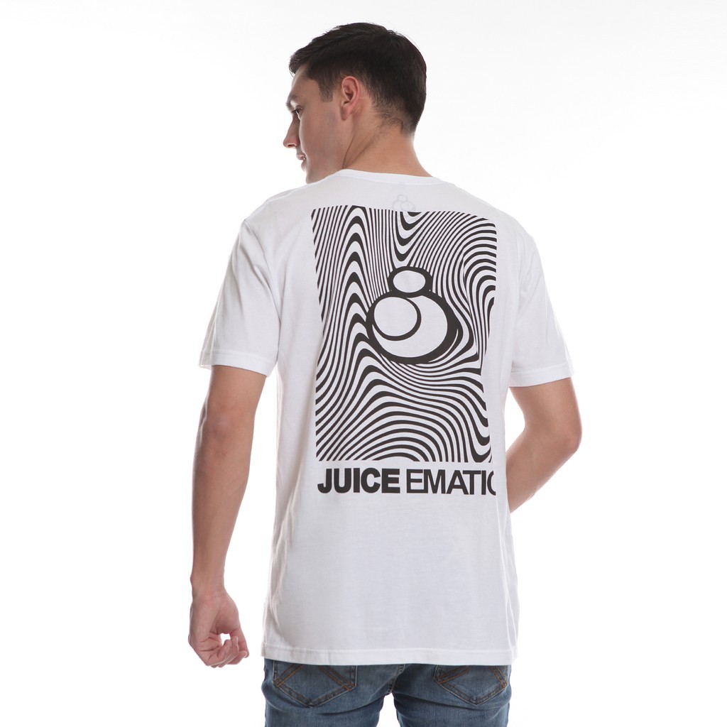 【COD】 Juice Ematic Kaos Pria Lengan Pendek Putih CORONE MTSS14616-WHT Planet Surf Kaos Pria Atasan P