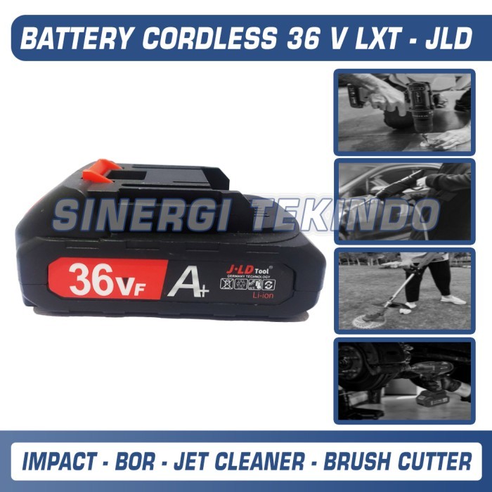Baterai Impact Bor Jet Cleaner Potong Rumput Cordless Gerinda 36V LXT - JLD Tools 36 Volt LXT