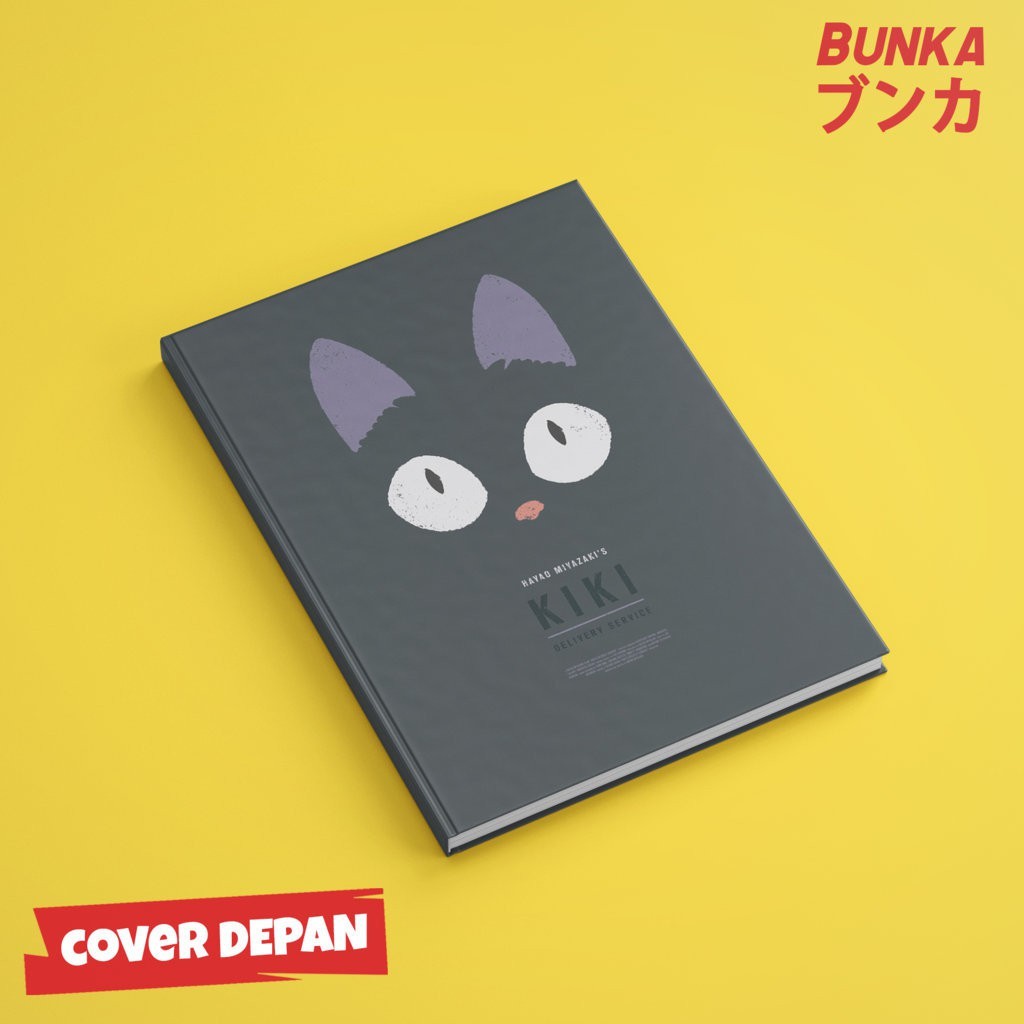 

Notebook Ghibli Kiki Cat Hardcover A5 Buku Tulis Catatan Note Agenda Planner Jurnal