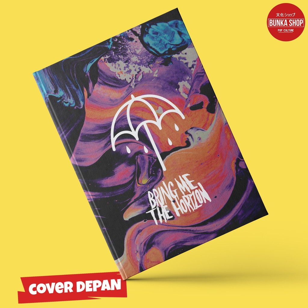 

Note Book Musik Bring Me the Horizon Hardcover A5 Buku Tulis Catatan Note Agenda Planner Jurnal