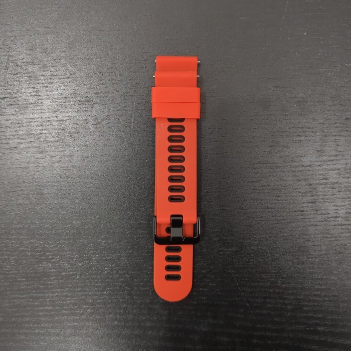 P R O M O STRAP HUAWEI GT 3 46MM / GT 3 PRO 46MM MODEL TWOTONE RUBBER 22MM - Red black