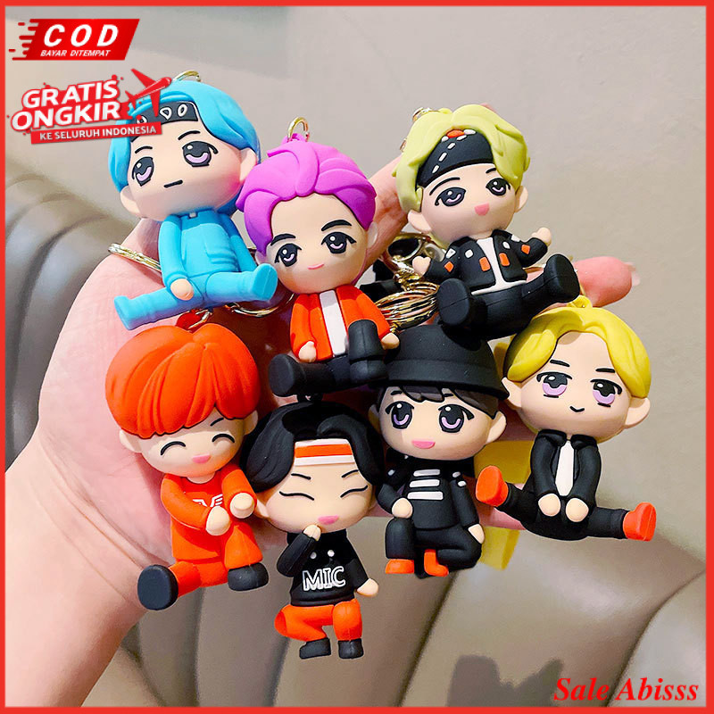 124. (WPJ-BTS) PAJANGAN BTS / PAJANGAN IDOL KPOP / FIGURE BTS / DEKORASI RUMAH / HIASAN MOBIL / PAJA