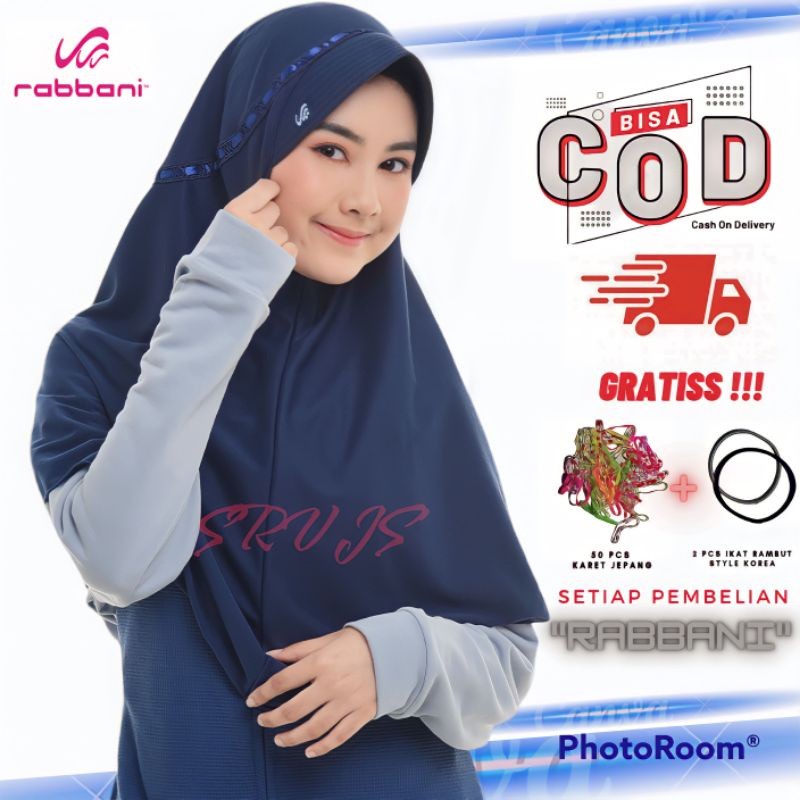 AR67Y Kerudung Rabbani Hemy Ori Hijab Instan Sekalah Rabbani Asli