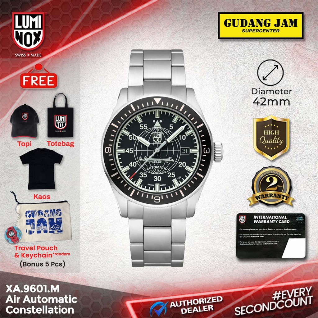 Jam Tangan Pria Analog LUMINOX XA.9601.M Air Automatic Constellation