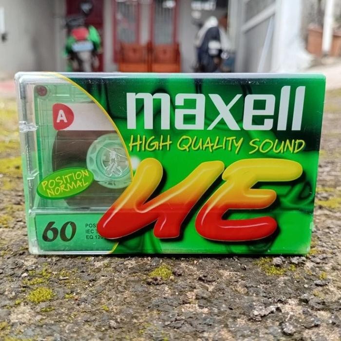 Pita Kaset Kosong isi Lagu Rekaman Maxell UE 60 Type I Position Normal Blank Cassette Tape Ribbon Se