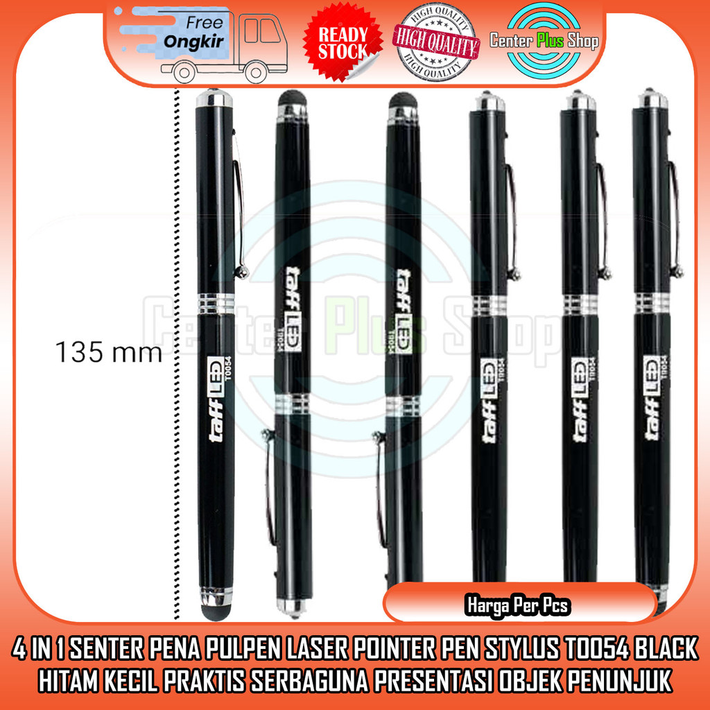 

Pen Stylus Penunjuk 4 In Senter Laser Pointer T0054 Black Hitam Led Menerangin Presentasi Objek Pena Pulpen Panjang 14 Cm Multifungsi Praktis Area Gelap Menulis Menggambar Mengoperasikan Perangkat Touchscreen