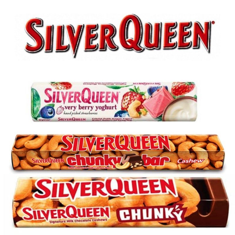 

Silver queen dark choco fruit&nut almond very berry chunky 30gr 65gr 100gr