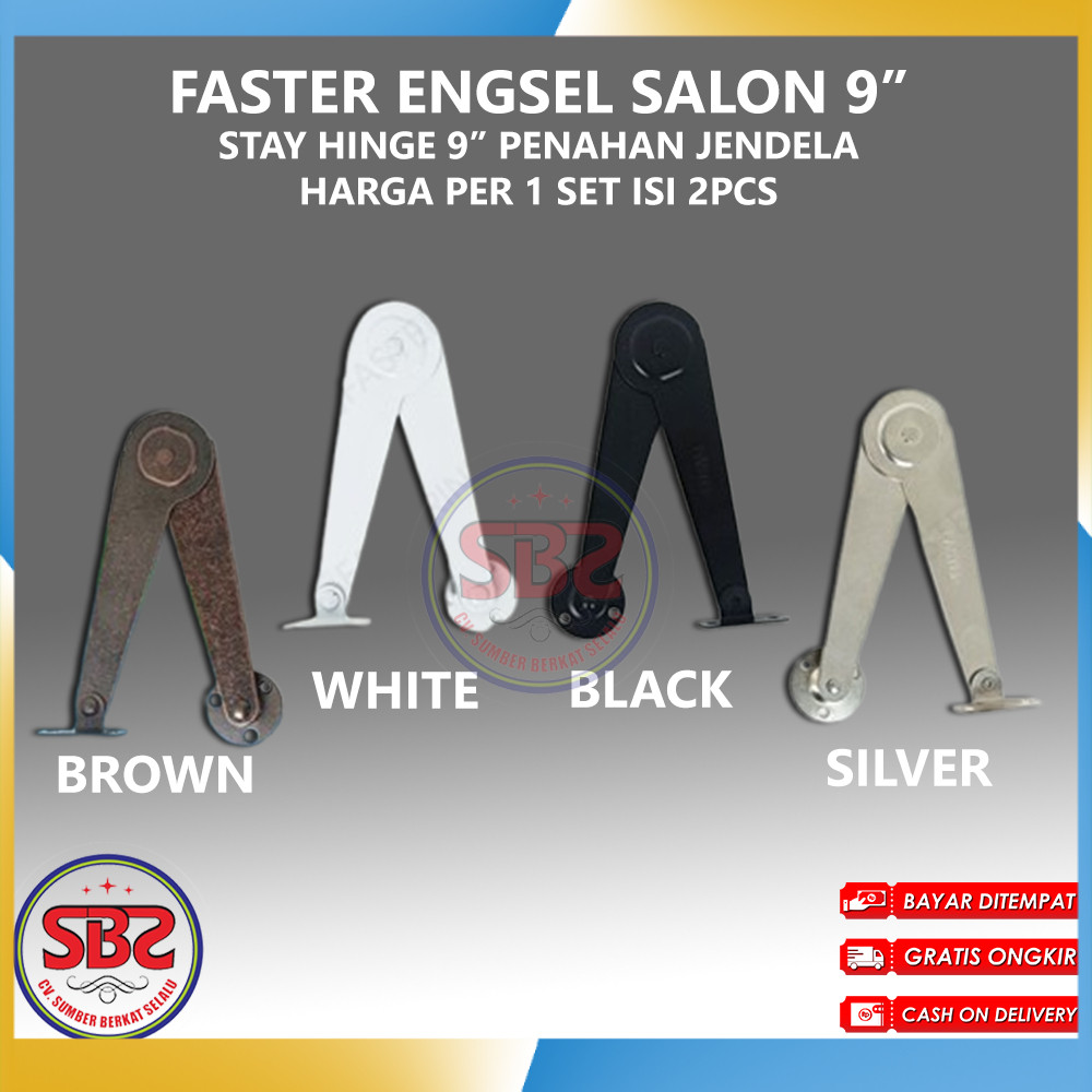 FASTER Engsel Salon Penahan Jendela 9” / Sikutan Jendela / Lipat penahan jendela