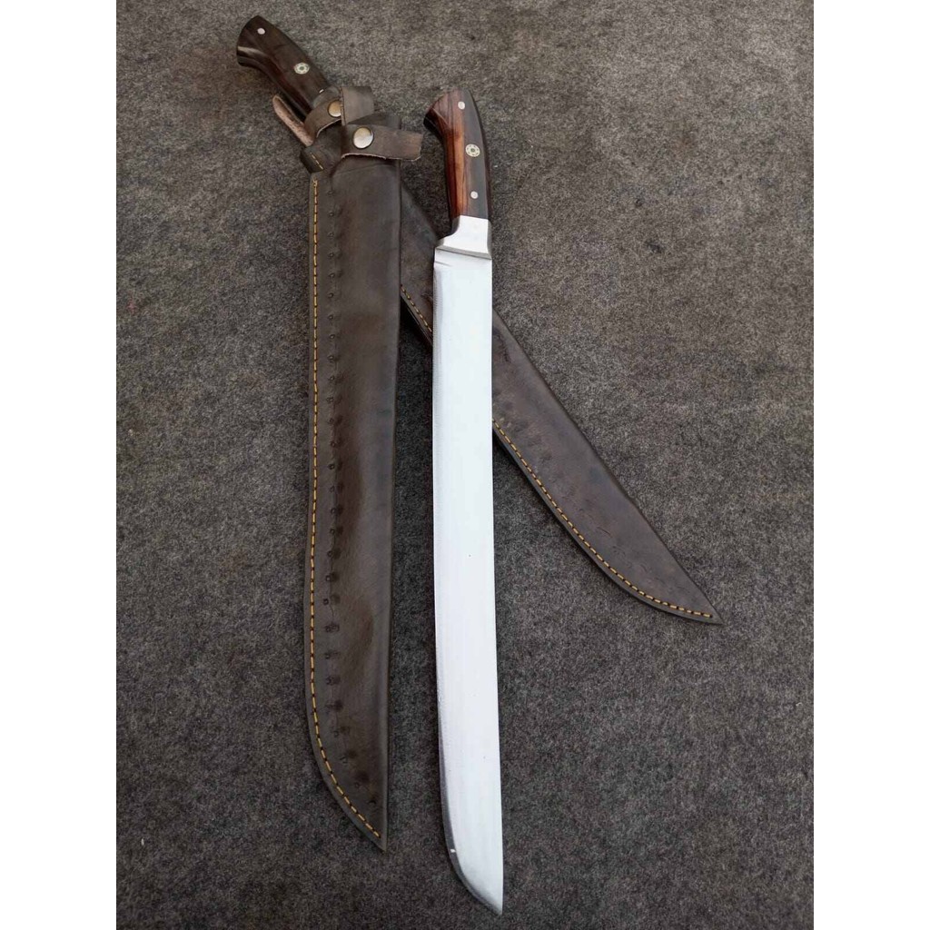 pisau golsem panjang baja per fulltang pin mozaik