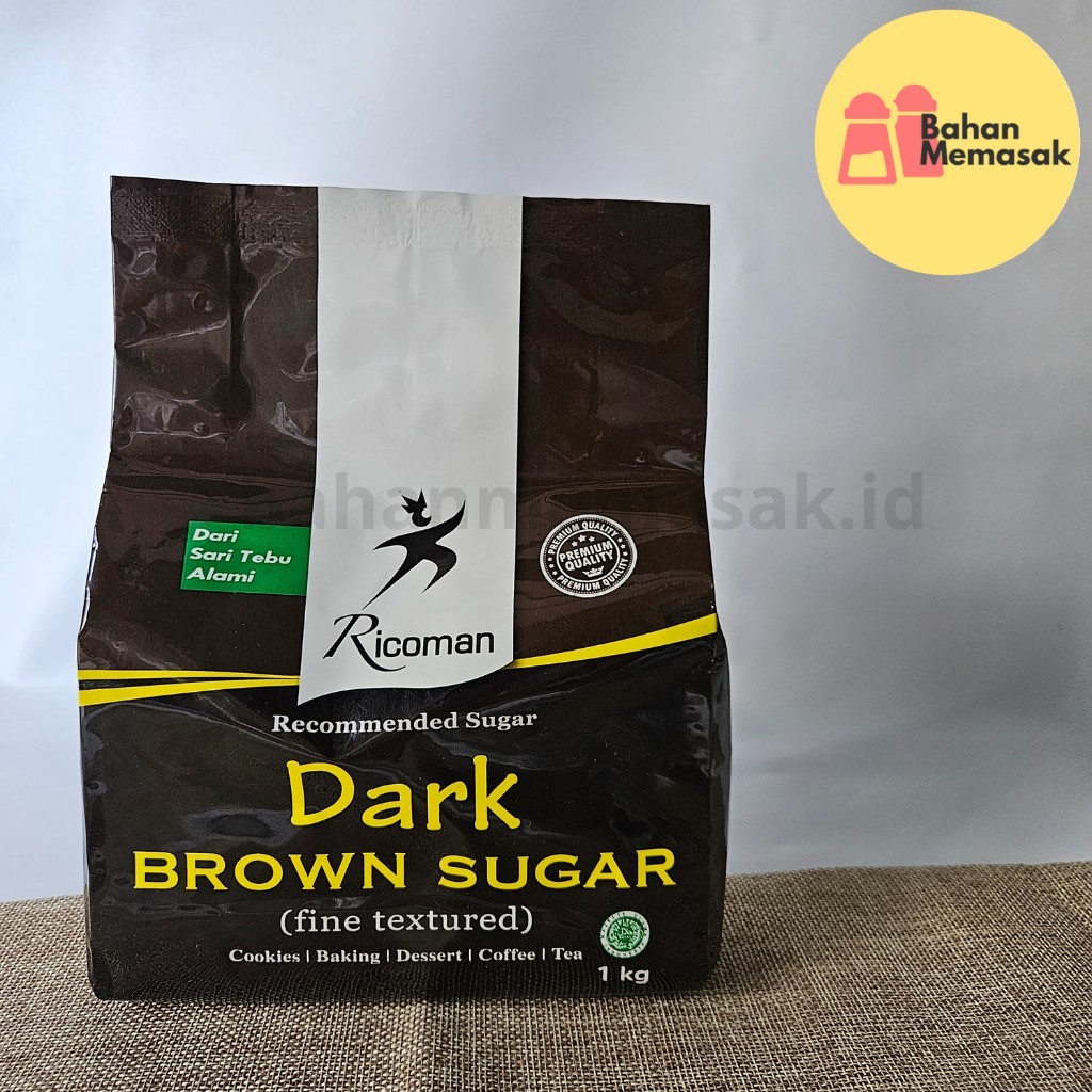 

Ricoman Dark Brown Sugar Premium Quality Fine Textured 1 Kg