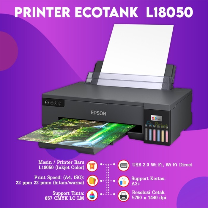 Printer Epson Eco Tank L11050 A3+ Wireless Pengganti L1300 Garansi