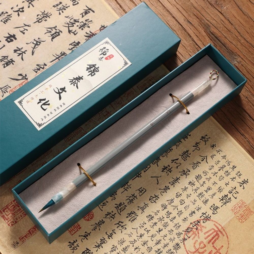 

Traditional Oil Watercolor Chinese Calligraphy Brush Oil Painting Wolf Hair Scriptures Writing Brush Wood Art Paint Brush Artist