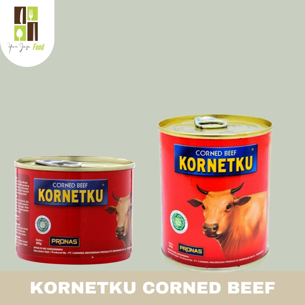 

Pronas Kornetku Corned Beef / Kornet Daging Sapi 300g / 340g