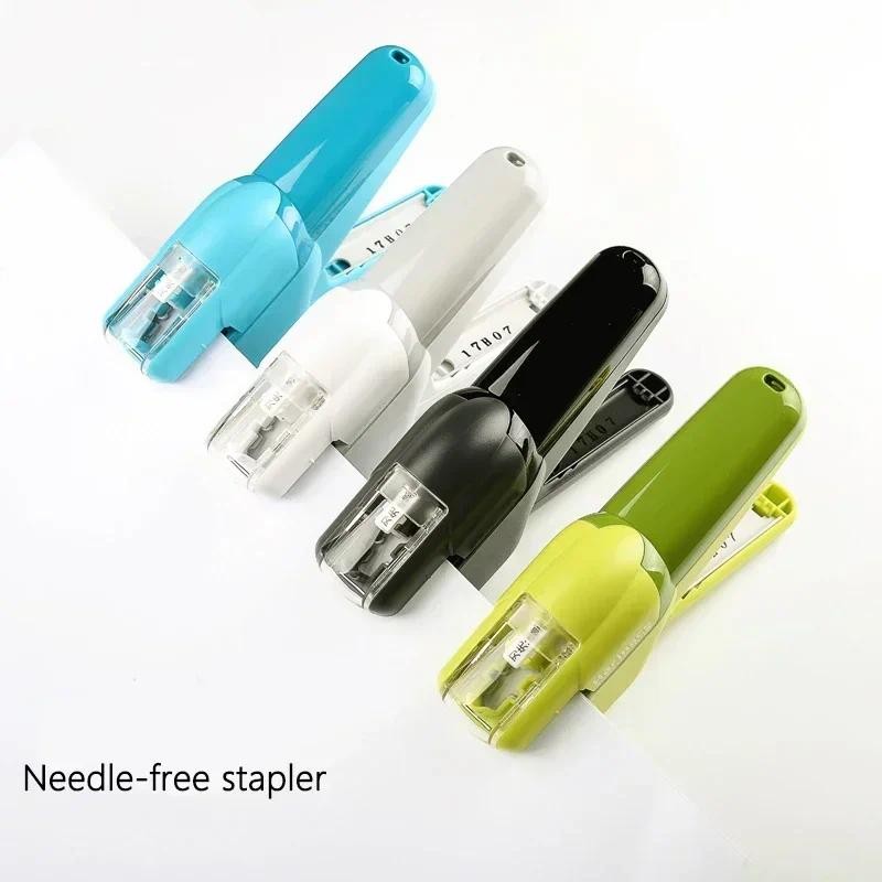 

Office Capacity Hand-held Business Without Stapler Mini Free Stapleless Staples 7 School Paper Safe for Staple Binding Sheets