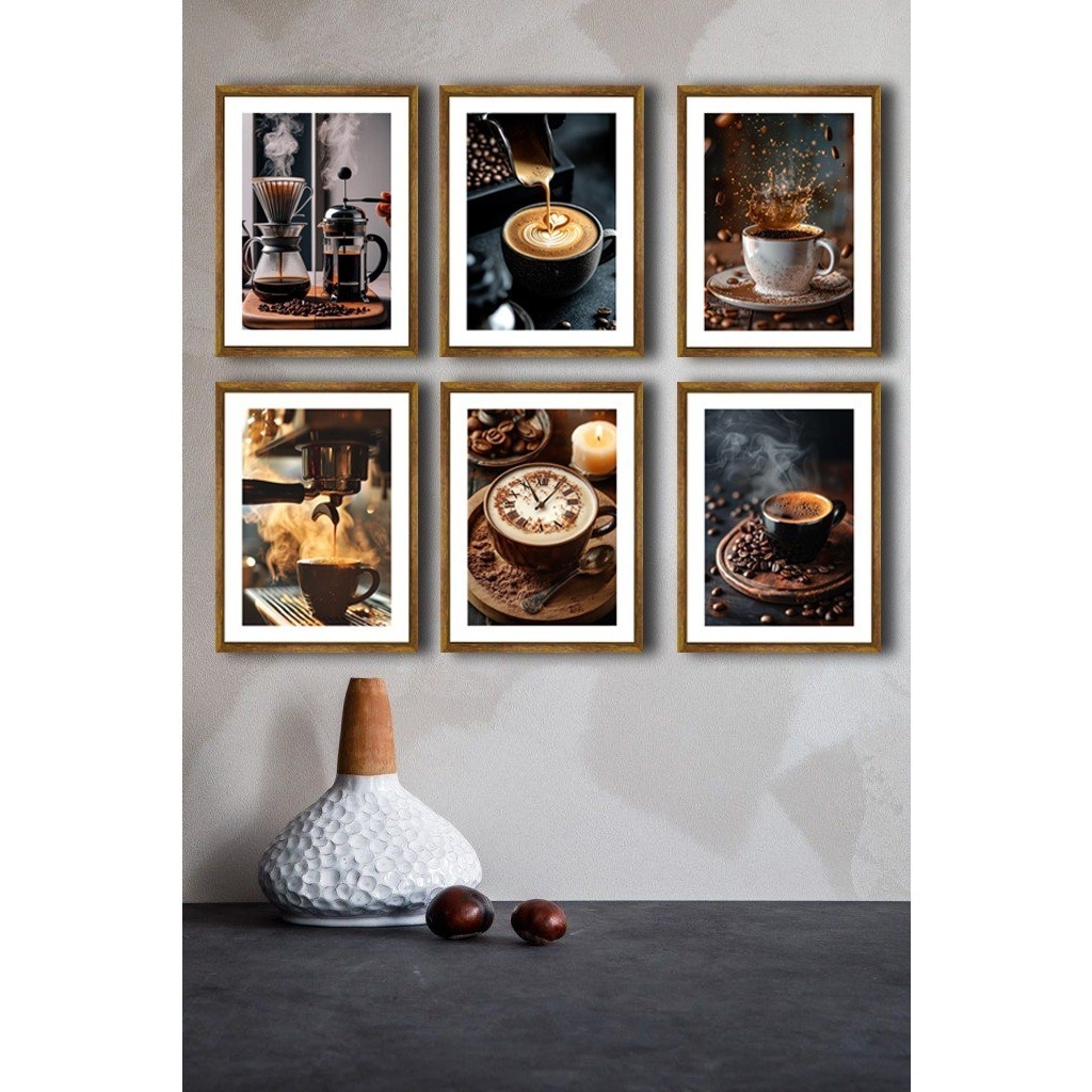 Hiasan dinding retro wall decor dekorasi hiasan gantung shabby chic retro city kopi barista cafe ret