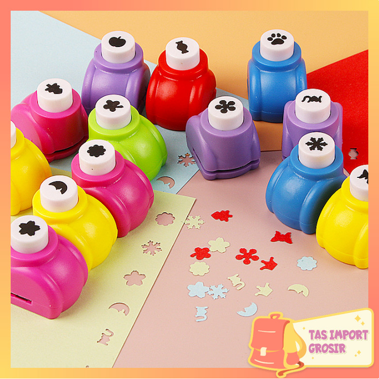 

Tas Import - 6284 Pembolong Kertas Mini Berbagai Bentuk / Paper Cutting Embossing Craft Puncher DIY / Puncher Mini DIY Pemotong Kertas