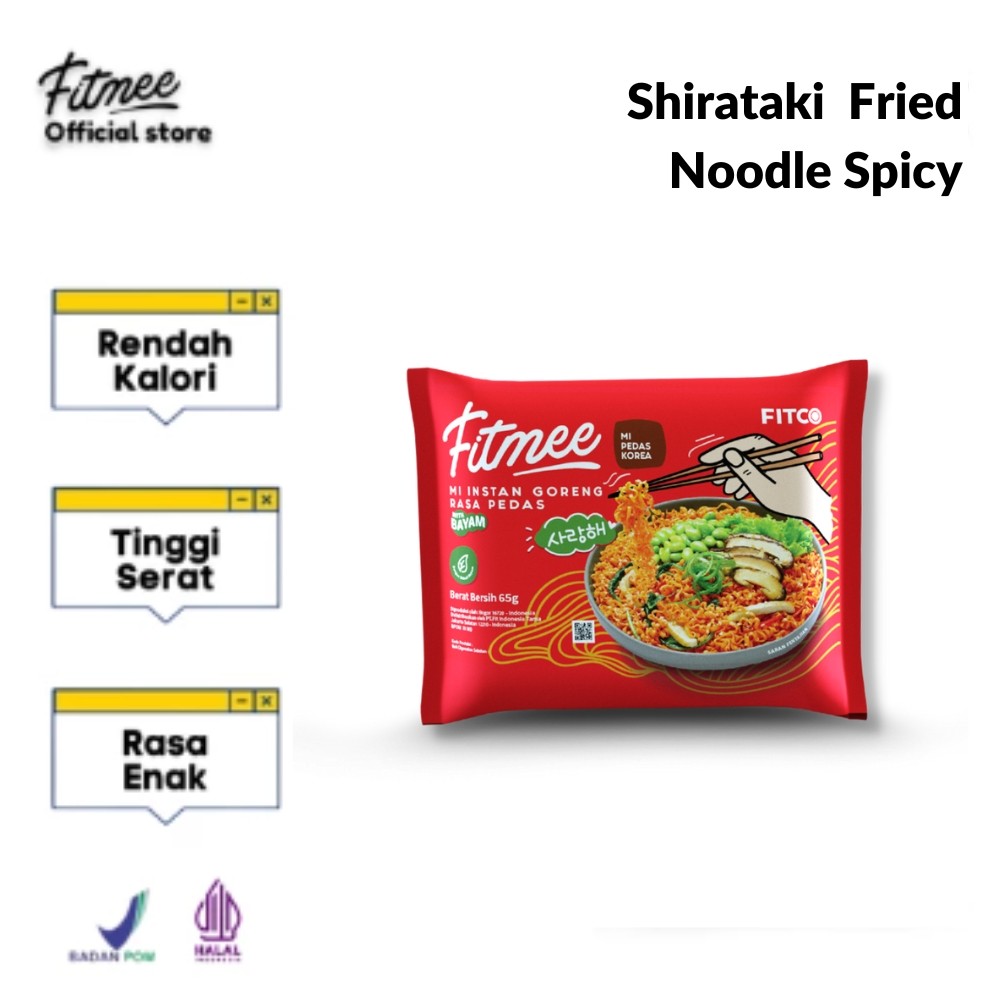 

Fitmee Spinach Fried Noodle Spicy 65gr - Free Gimmick