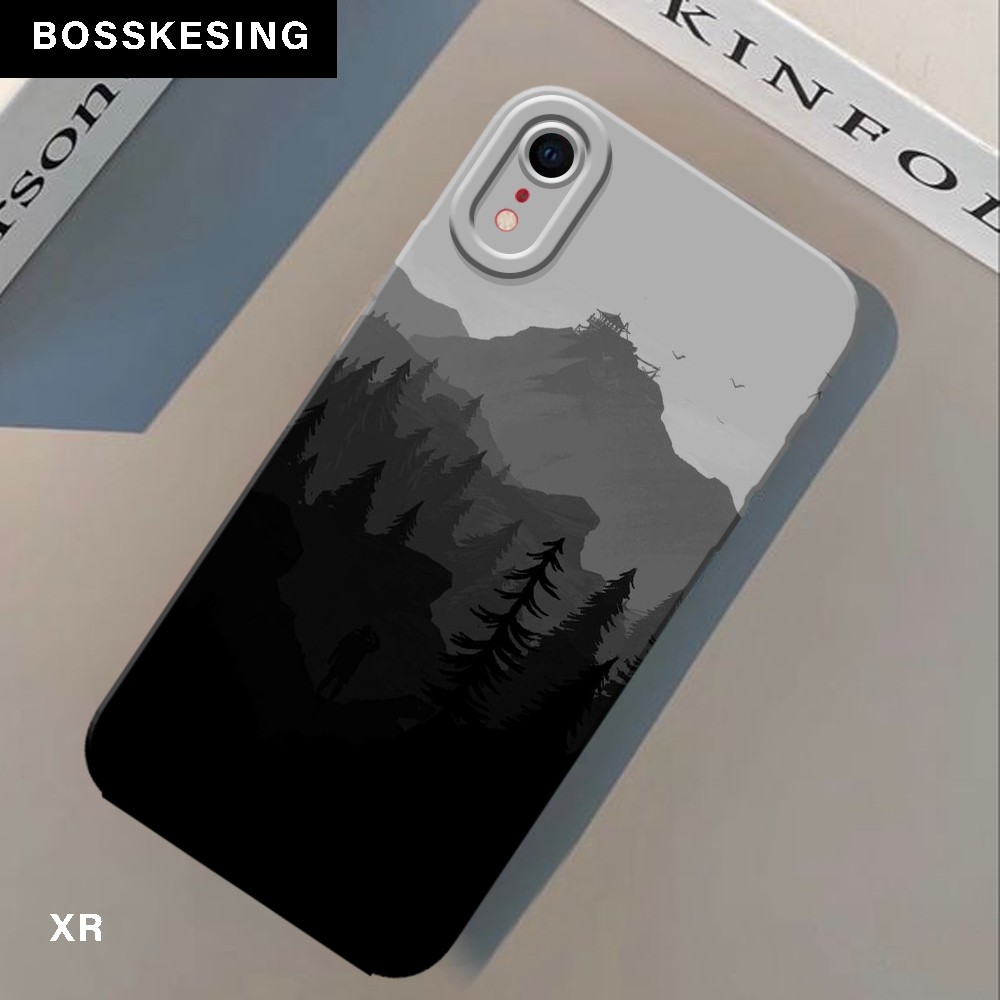 Case iPhone XR Casing iPhone XR Casing [MOUNTAIN] Case Glossy Case Aesthetic Custom Case Anime Case 
