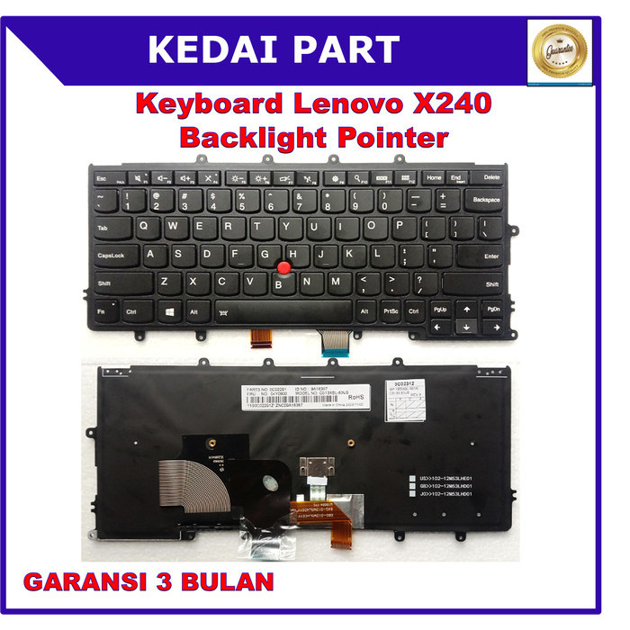 Keyboard Lenovo Thinkpad X240 X250S X260 X270 X250 Backlight Pointer
