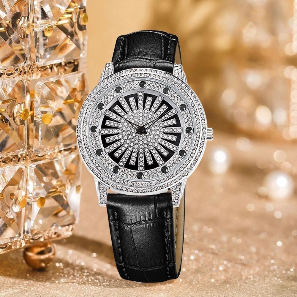 Ori Cristiano Aillen Jam Tangan Wanita 872 Kulit Original Analog Turbine Water Resistant