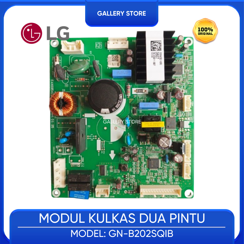 Modul Pcb EBR43523607 Kulkas Inverter 2 Pintu LG GN-B202SQIB