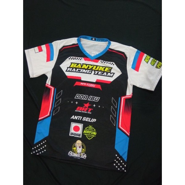 Jersey Racing / kaos balap Kaos Baju  Racing Full Printing desain  bebas request desain suka suka