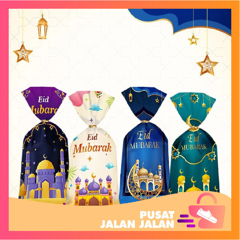 

PJJ - 6517 Kemasan Idul Fitri Unik / Goodie Bag Idul Fitri / 50 Pcs Hampers Plastik Lebaran Idul Fitri / 50 Pcs Plastik Lebaran