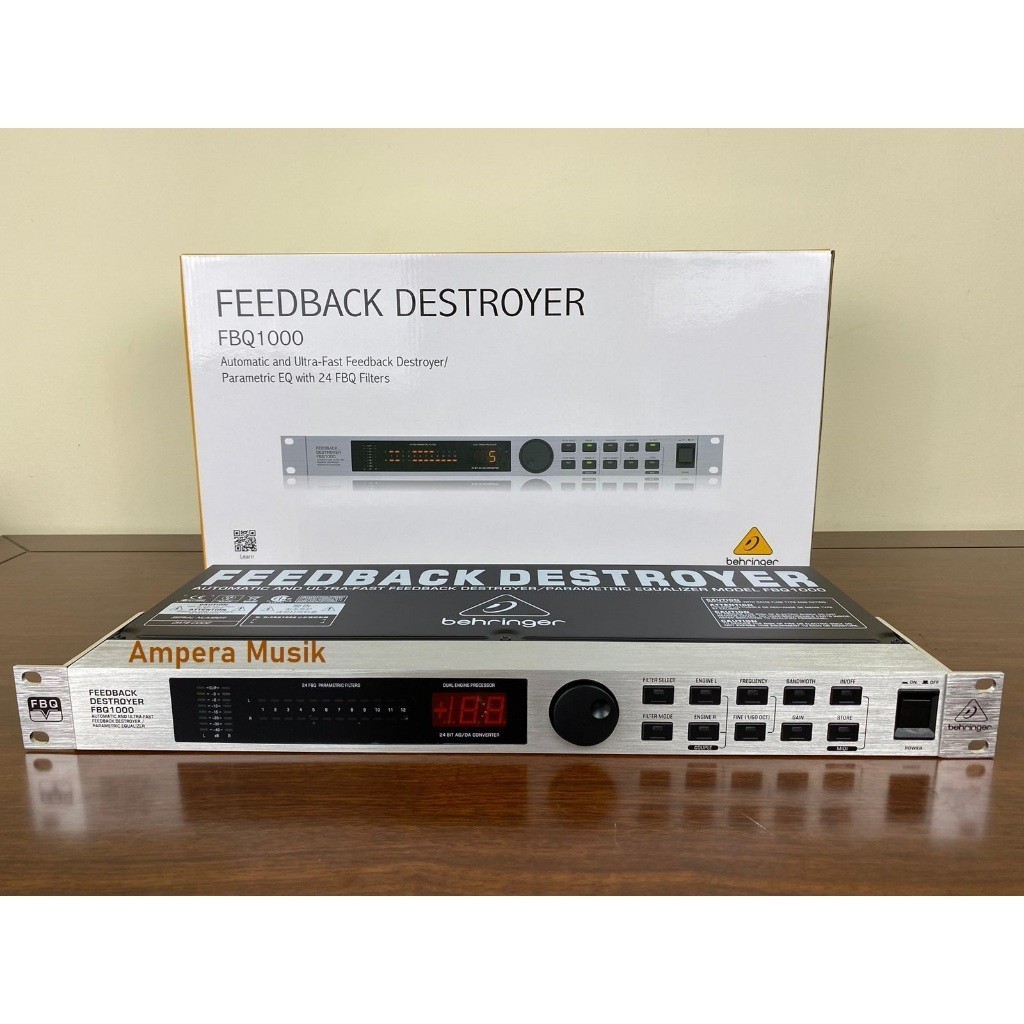 Feedback Destroyer Behringer FBQ1000 / FBQ 1000 ANTI FEEDBACK