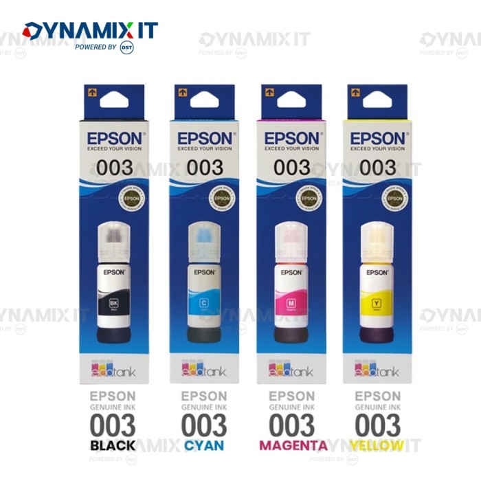Tinta EPSON 003 for Epson Printer L1110 L3110 L3150 L3250 L3550 L5190 - Kuning