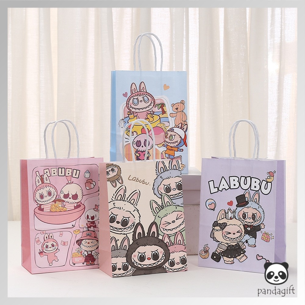 

Paper Bag Gift Cute / Paperbag Hadiah Motif Labubu (15 x 8 x 21Cm) - GG0545
