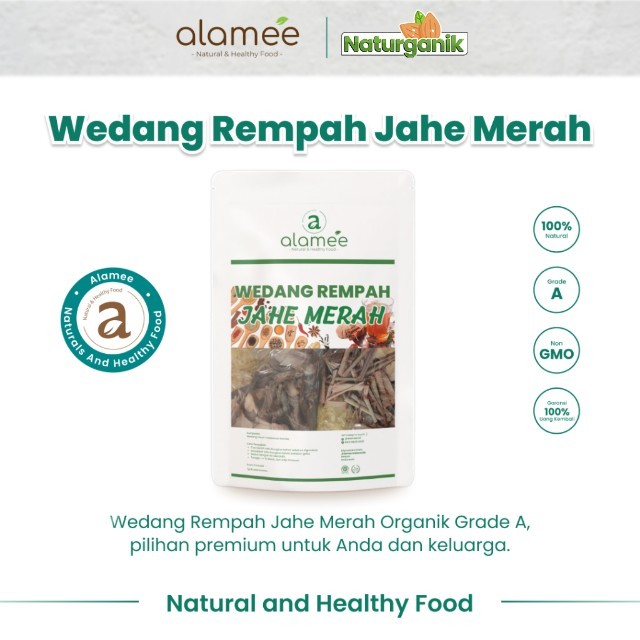 

ALAMEE Wedang Rempah Jahe Merah Komplit Tradisional Asli Rempah Minuman Herbal Alami Lengkap Organik Naturganik
