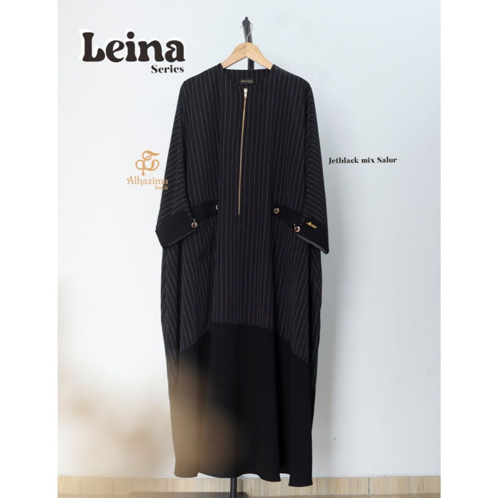 LEINA ABAYA SERIES | ABAYA SALUR ABAYA FORTALEZA BY. ALHAZIMA BUTIK (DATANG SETELAH LEBARAN) MURAH