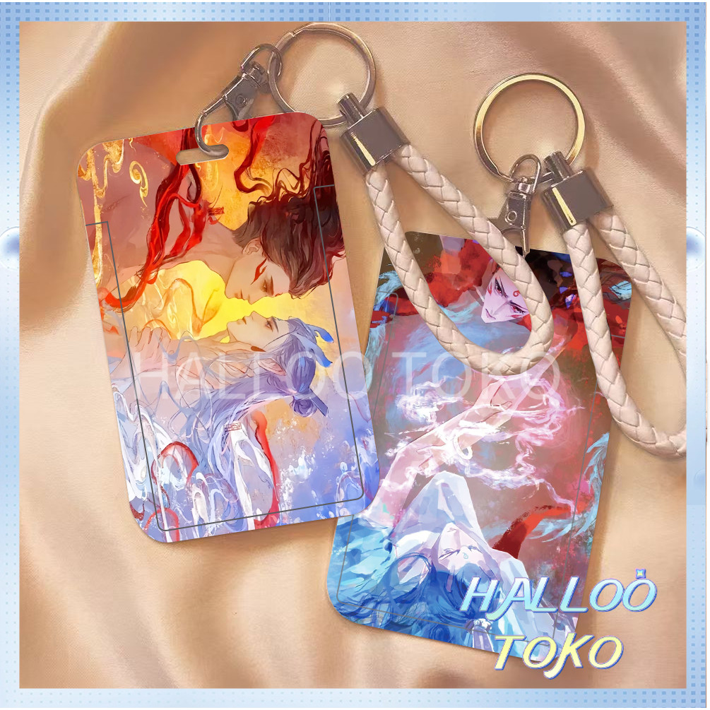 

ID CARD HOLDER MOTIF KAWAII TEMPAT KARTU PHOTOCARD PHOTO CARD Pelindung + Tali,Perpaduan Antara Ne Zha Dan Ao Bing