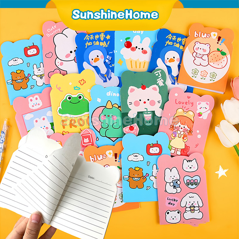 

Note Book / Buku Tulis Catatan Memo / Notebook Mini Motif Karakter Kartun / Notepad Karakter Buku Tulis Memo Kecil