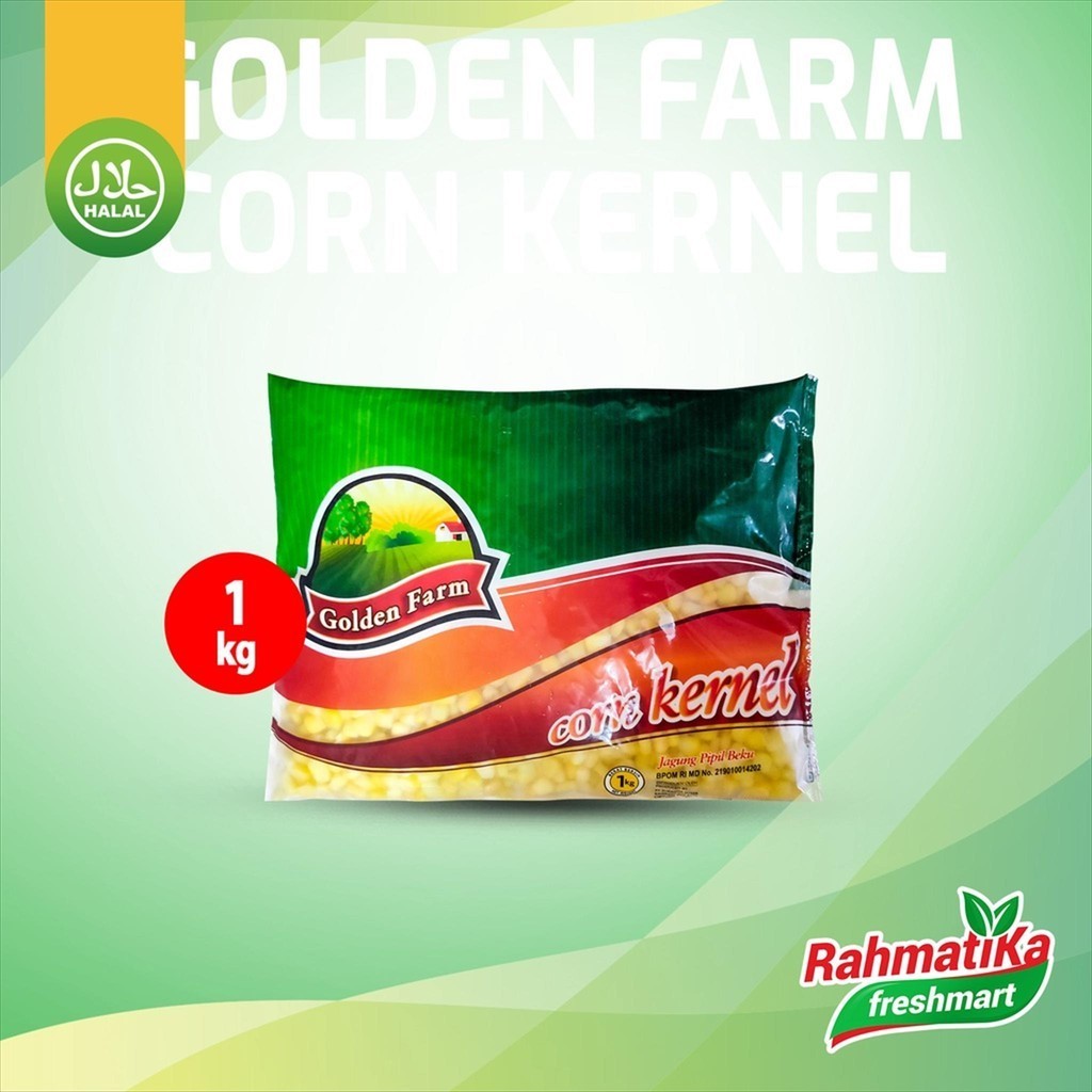 

Golden Farm Corn Kernel - Jagung Pipil Beku 1 Kg