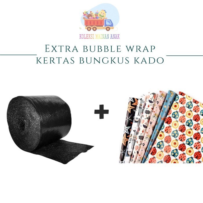 

[[ON1C]] KUALITAS TERBAIK Packing Extra Bubble Wrap Dan Extra Kertas Kado BUBBLE WRAP COD