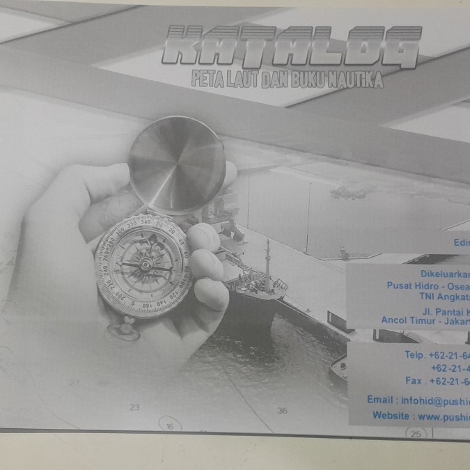 Terlaris ✨ -Buku katalog peta laut Indonesia