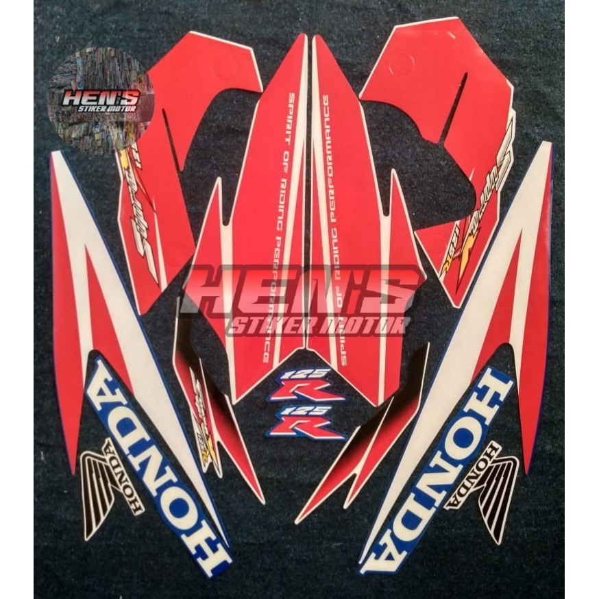 stiker striping honda supra x 125R 2006