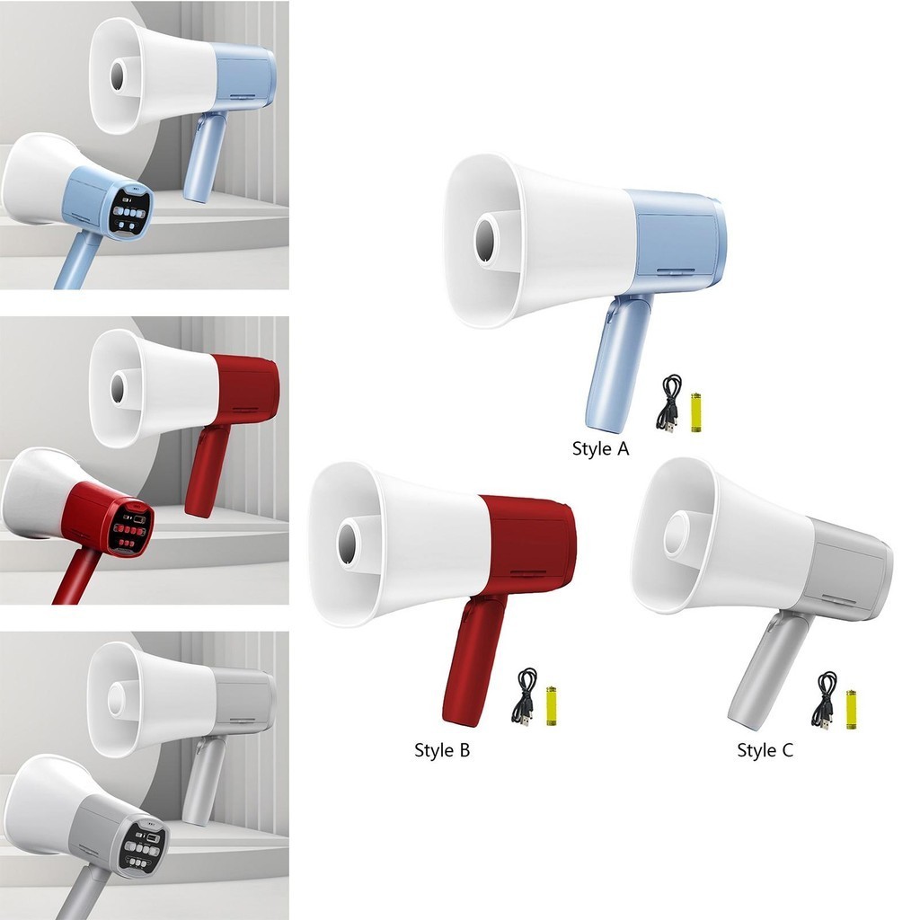 Portable Megaphone Speaker User Friendly Portable Megaphone Bullhorn for Outdoor Sports Selling Prom