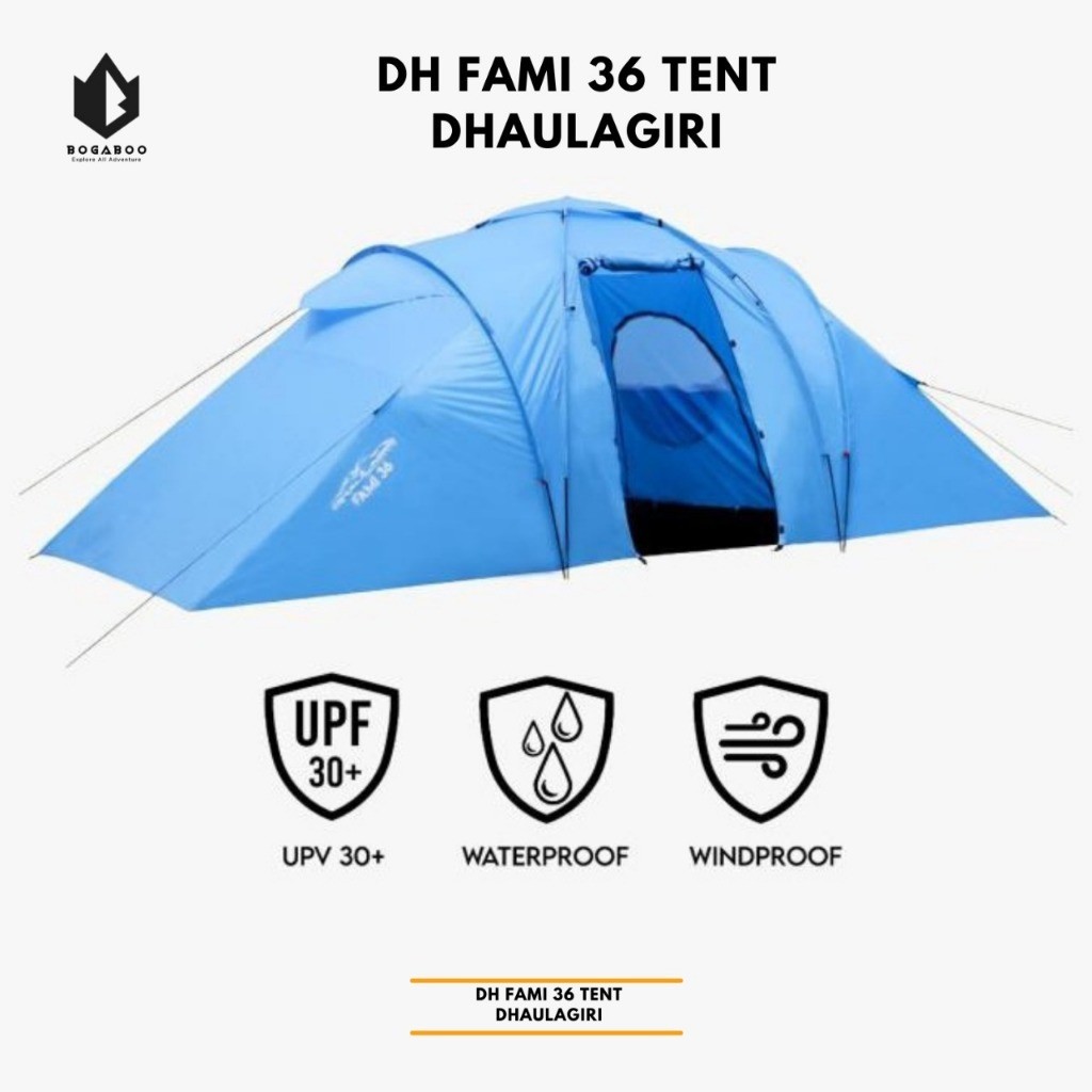 Tenda Camping Dhaulagiri Fami 36 - Tenda Keluarga - Tenda Famili -  Tenda Camping Ceria