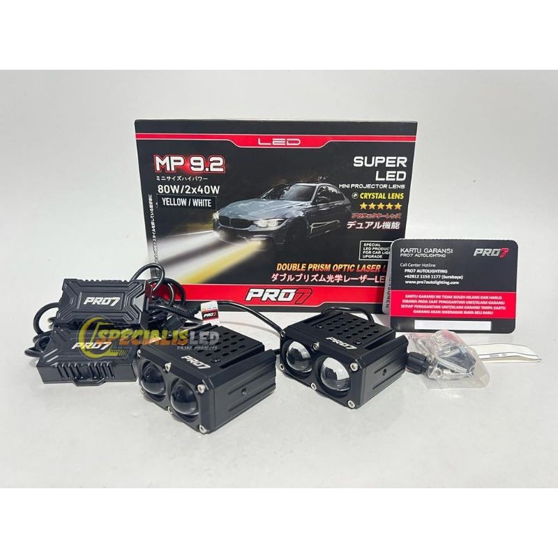 PRO7 MP 9.2 MINI PROJECTOR 2 MATA LENSA BLUE LENS PRO7 MP9.2