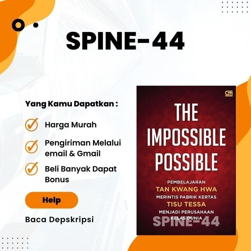 

The Impossible Possible Pembelajaran Tan Kwang Hwa Merintis Pabrik Kertas Tisue Tessa Menjadi Perusahaan Kelas Dunia