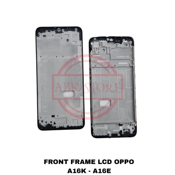 FRAME LCD - TATAKAN LCD - TULANG TENGAH LCD OPPO A16K - A16E ORIGINAL