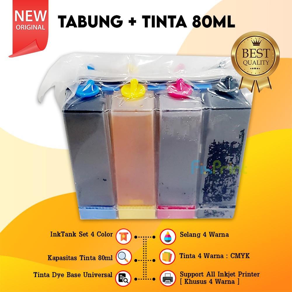 Tabung Tinta Infus Cartridge HP 682 Printer Deskjet 2135 2336 2337