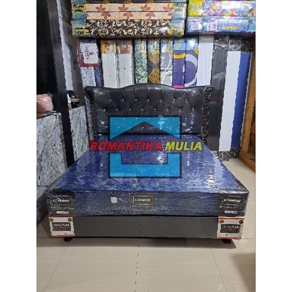 (SIAP KIRIM) Spring bed 160x200 / Kasur Springbed No 2 / Kasur Tegal Murah Cirebon Kuningan Majaleng