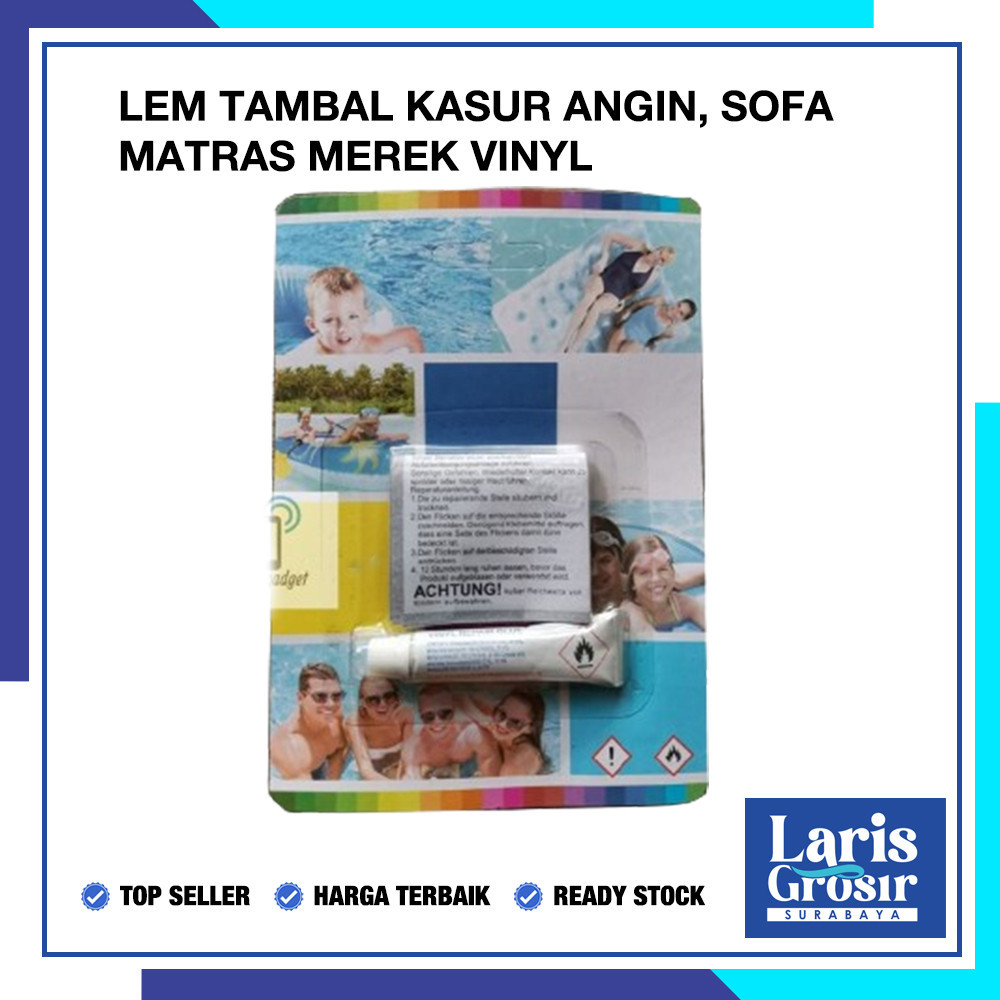 

Lem Alat Tambal Kasur Angin, Sofa , Kolam Renang, Perahu Karet, Matras