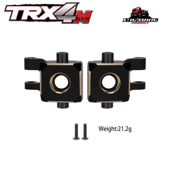PART REMOTE CONTROL TRAXXAS TRX4M BRASS STEERING CUP KNUCKLE