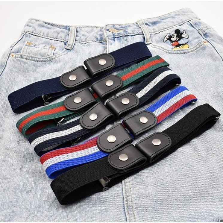 FLY Fashion Ikat Pinggang Wanita Belt Sabuk Unisex Fashion Sabuk Jeans Pria Ring Belt Elastis Gesper